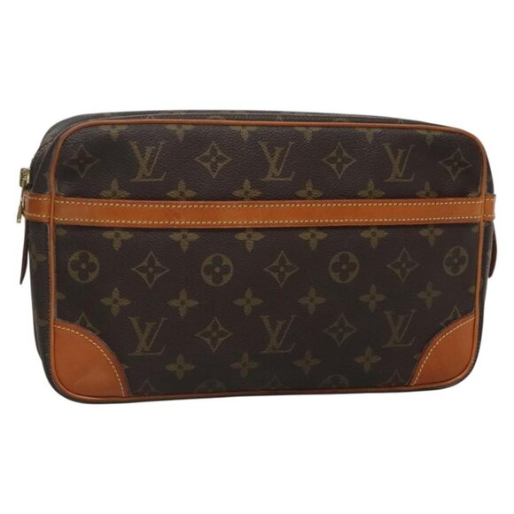 LOUIS VUITTON Monogram Compiegne 28 Clutch Bag - Picture 2 of 14